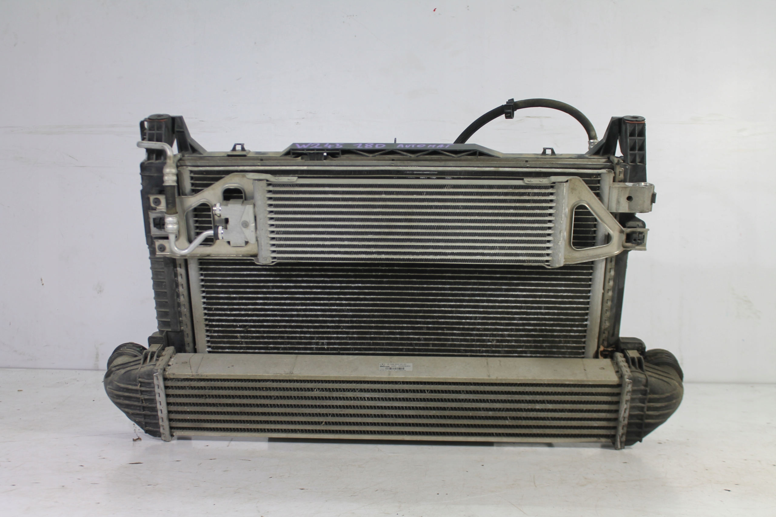 CHŁODNICE WENTYLATOR KOMPLET W245 1.8 CDI AUTOMAT