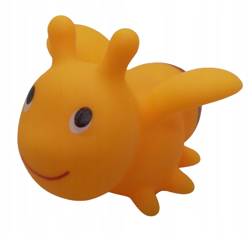 

gumowy gryzak pszczoła z piszczałką wielkość 6 cm