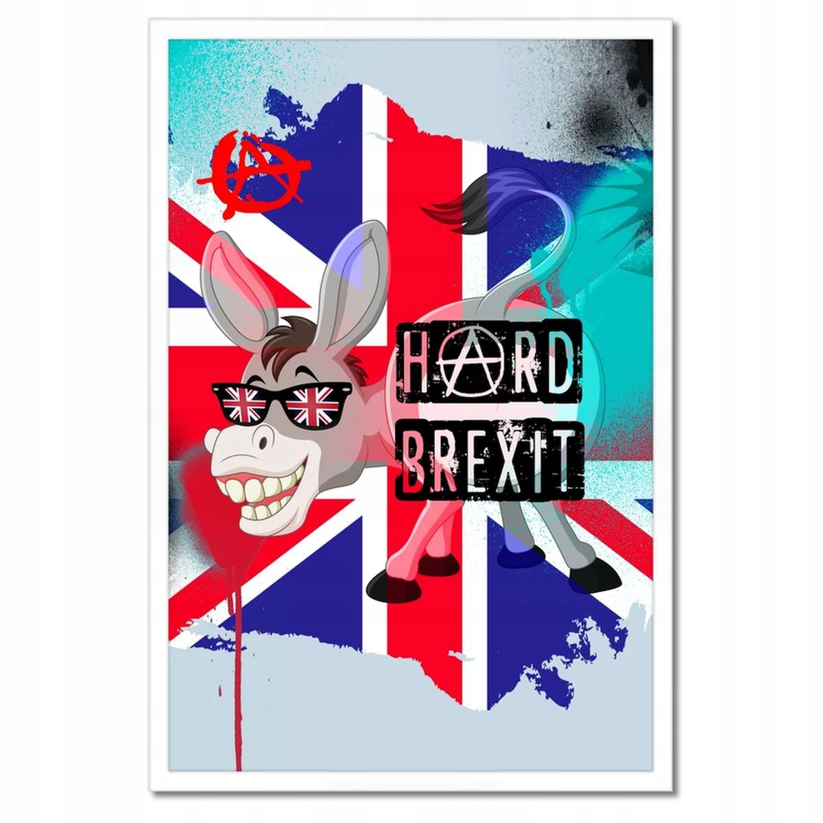 Plakáty v rámu 40x60 Hard Brexit Union