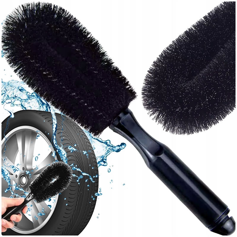 Szczotka Do Czyszczenia Kół Felg Samochodowych Auta Mycia Z Miękkim Włosiem