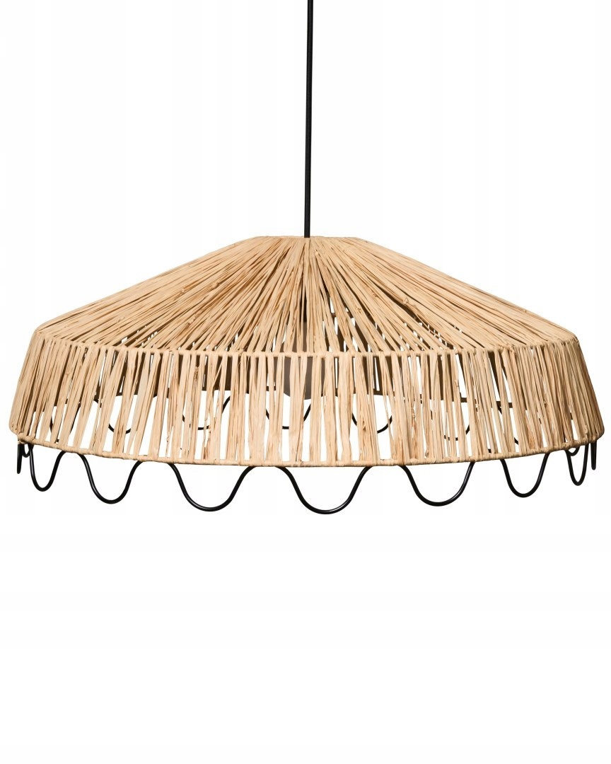 Závesná lampa Arenal Prírodná pletenina