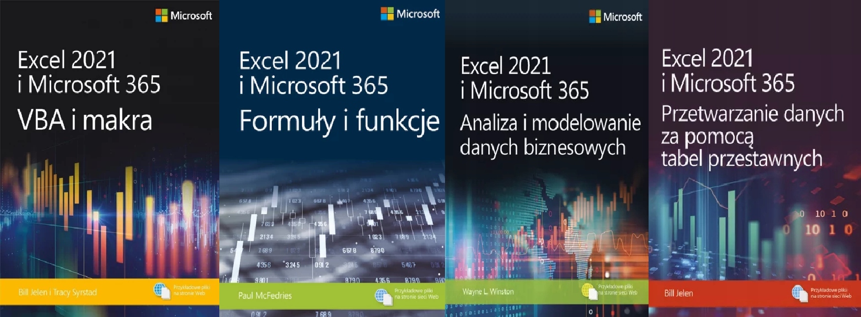 Excel 2021 i Microsoft 365 pakiet 4 książki