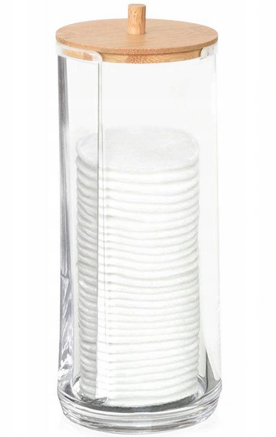 

Pojemnik na płatki kosmetyczne bambus 19cmx7cm