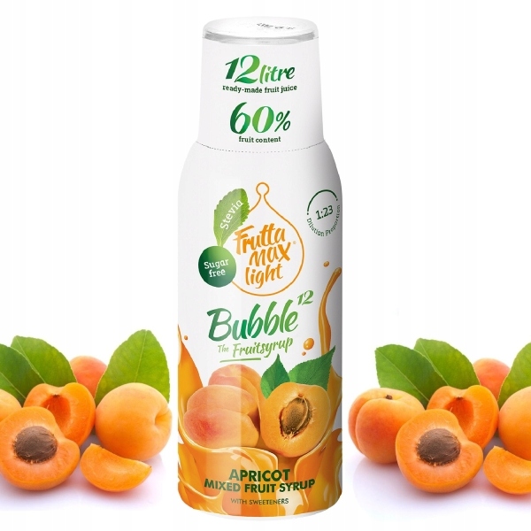 FruttaMax LIGHT SYROP KONCENTRAT DO NAPOI GAZOWANYCH SMAK MORELA NA 12l EAN (GTIN) 5998571760162