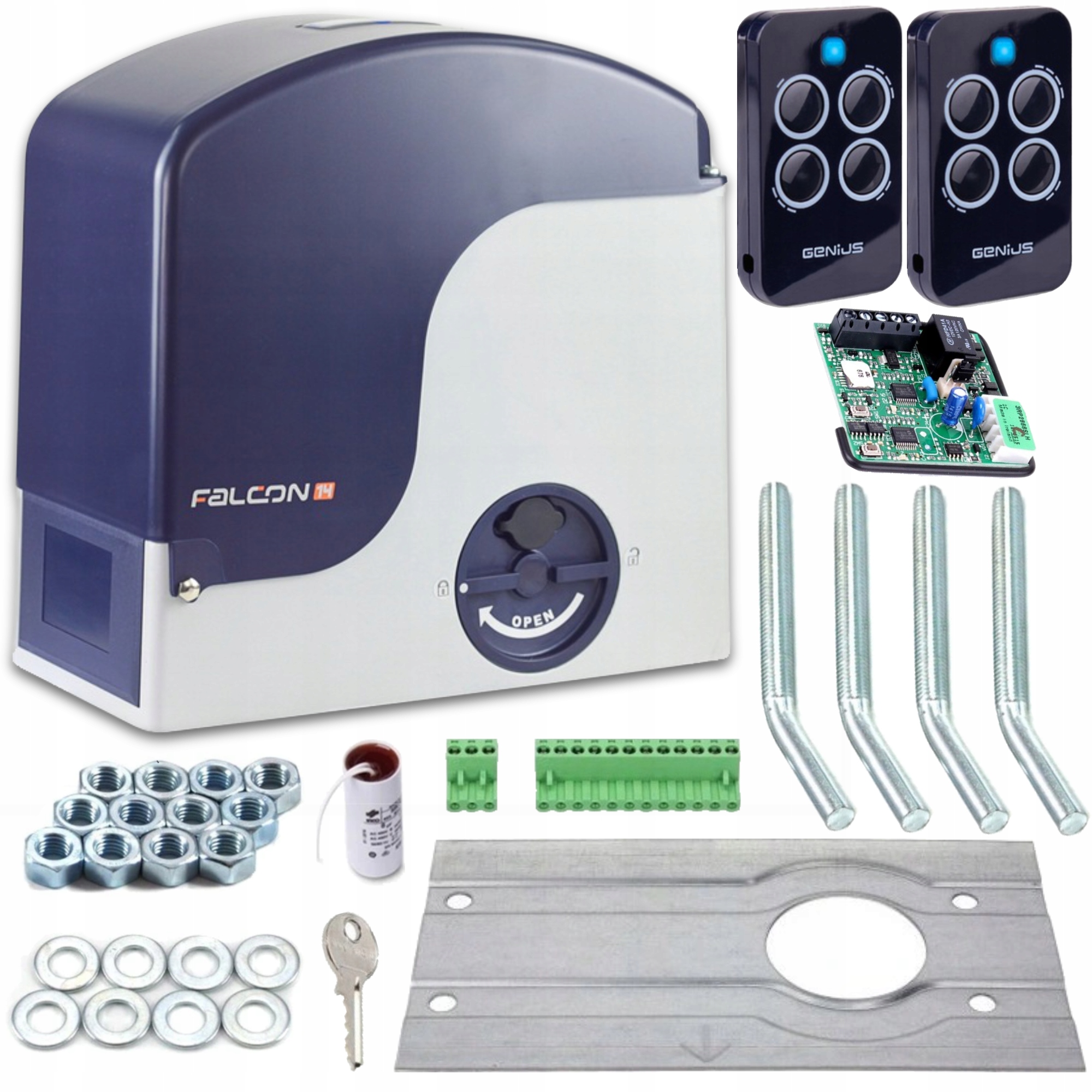 Genius Falcon M20 Pohon Brány 2000 kg 1x Pilot Echo