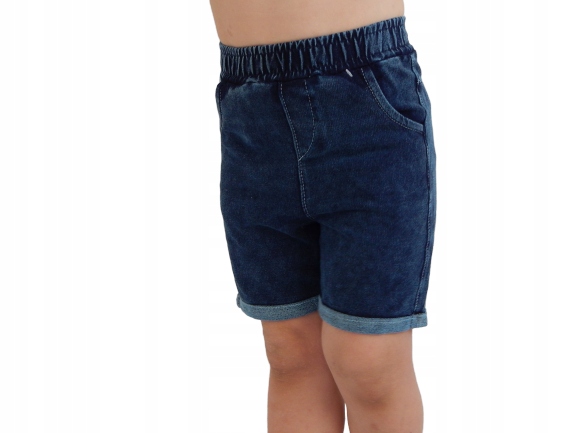 

Krótkie spodenki dresowe jeans dzinsowe rozmiar158