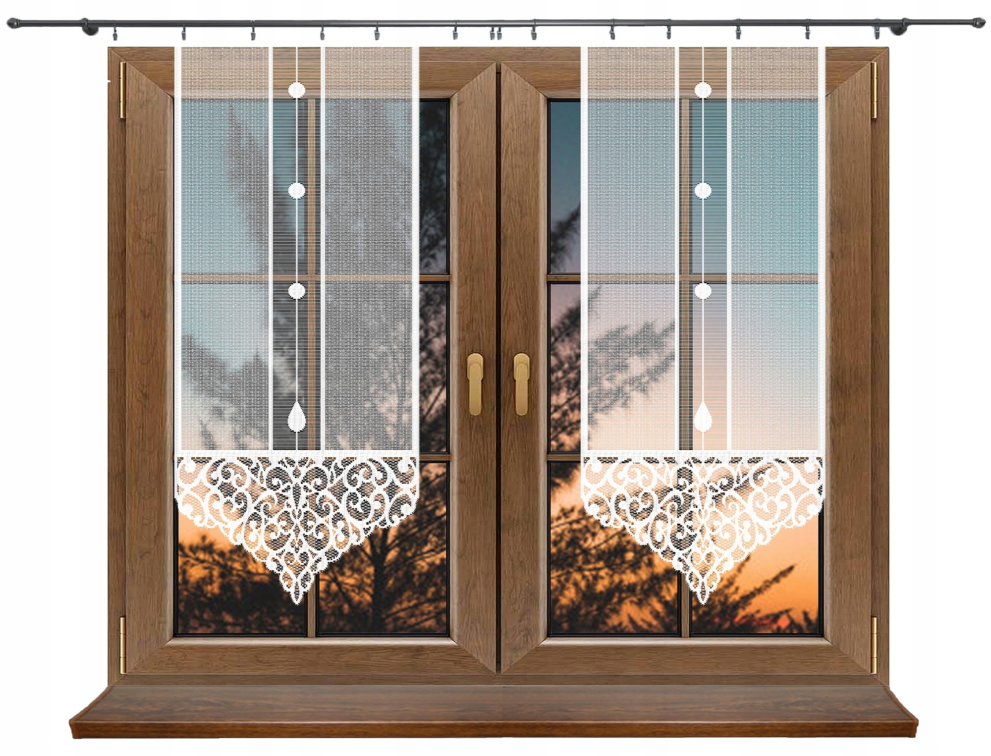 

Panel Ażur Firana Gotowa Żakardowa 60x140 Amir
