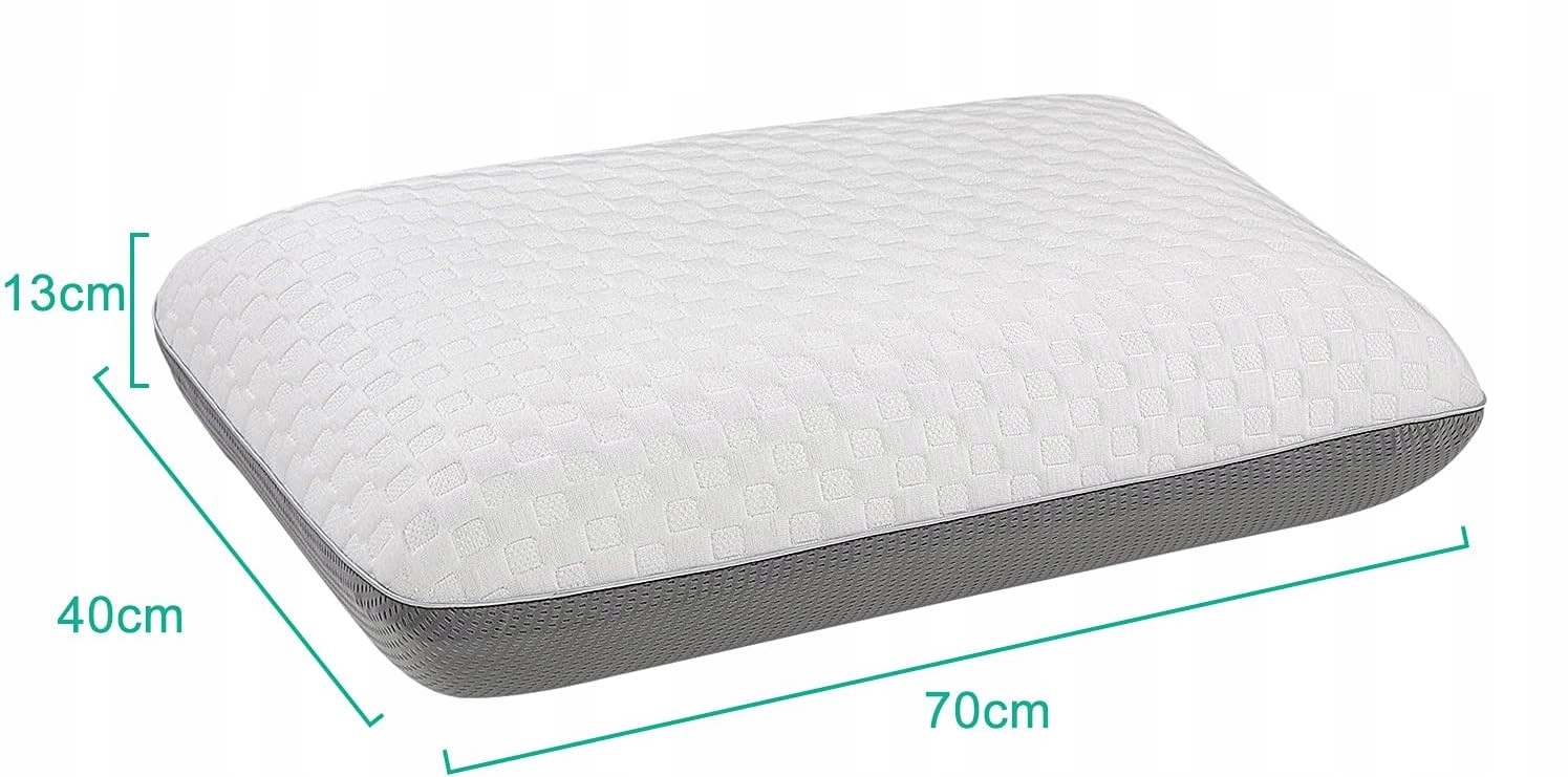 FITYOU Poduszka Z Pianki Memory, Ergonomiczna, Chłodząca, 70x40x13cm — miniatura 9