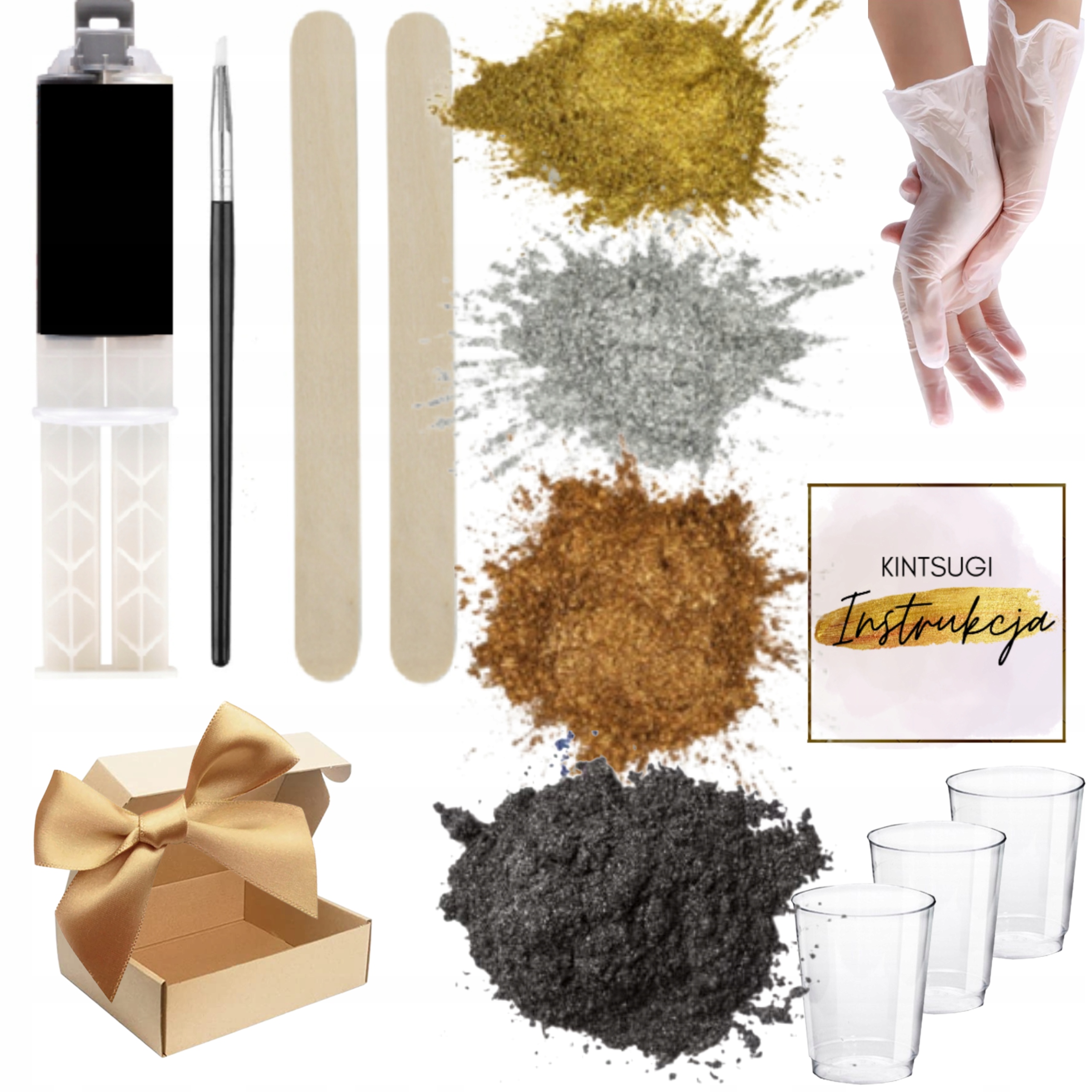 

Zestaw Do Techniki Kintsugi Naprawa Ceramiki Diy 4