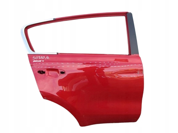 KIA SPORTAGE 4 IV 2015- DRZWI PRAWE TYLNE + LISTWA CHROM - PRZERYSOWANE