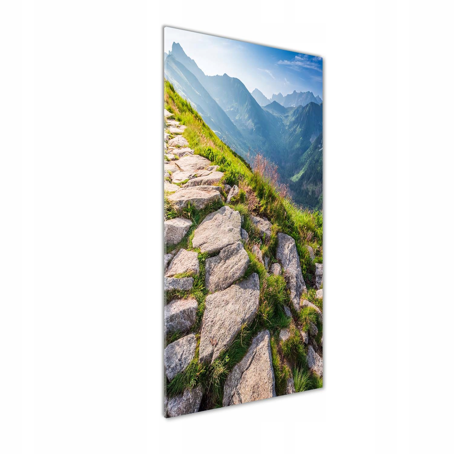 

Nowoczesny fotoobraz akrylowy Górski szlak 50x125