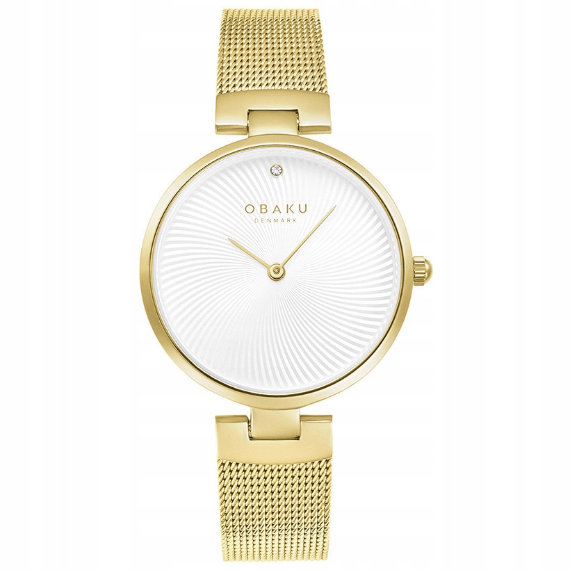 Dámské hodinky Obaku Denmark V256LXGIMG zlaté