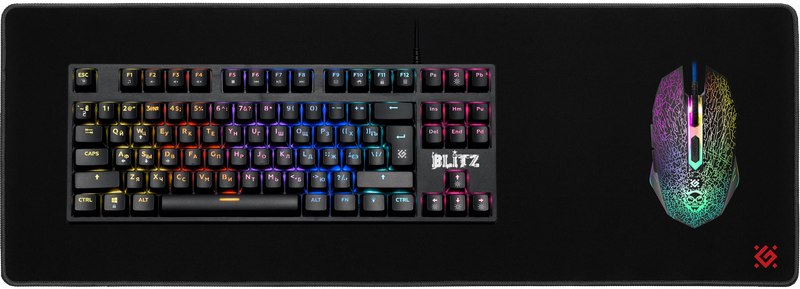 PODKŁADKA DEFENDER GAMING BLACK XXL ONE 680x240x5mm — 13