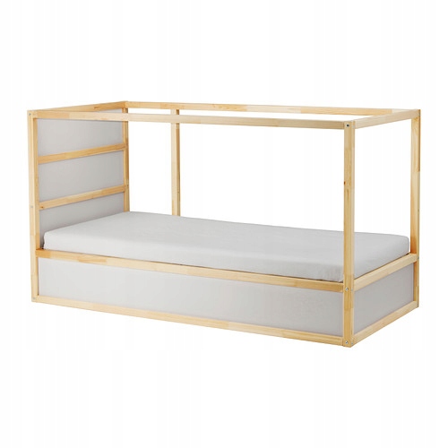 

Ikea Kura łóżko dwustronne 90x200 cm biały/sosna