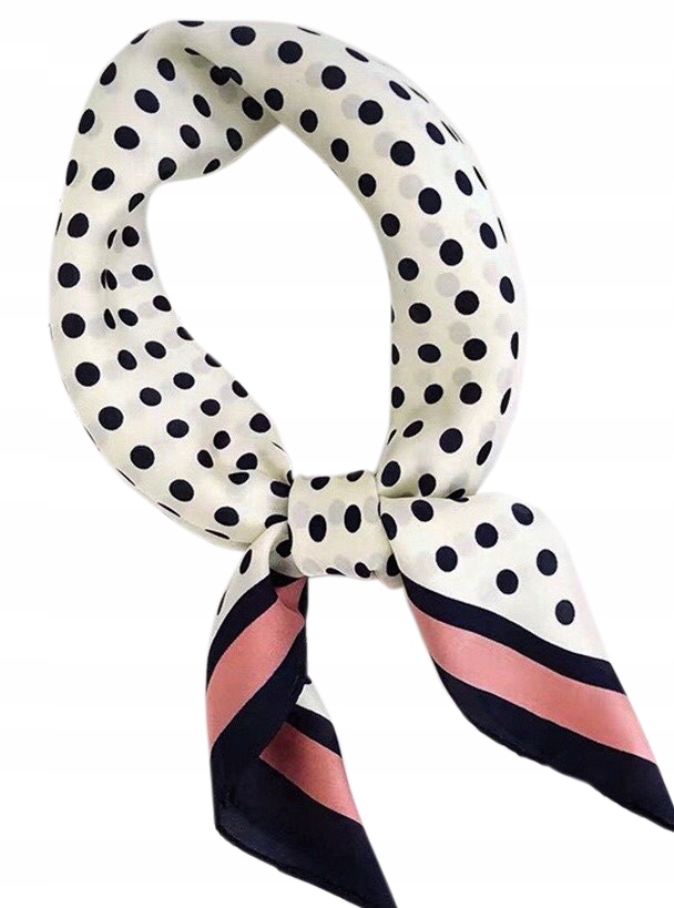 

Apaszka Gawroszka Bandana Chusta 70x70CM w groszki