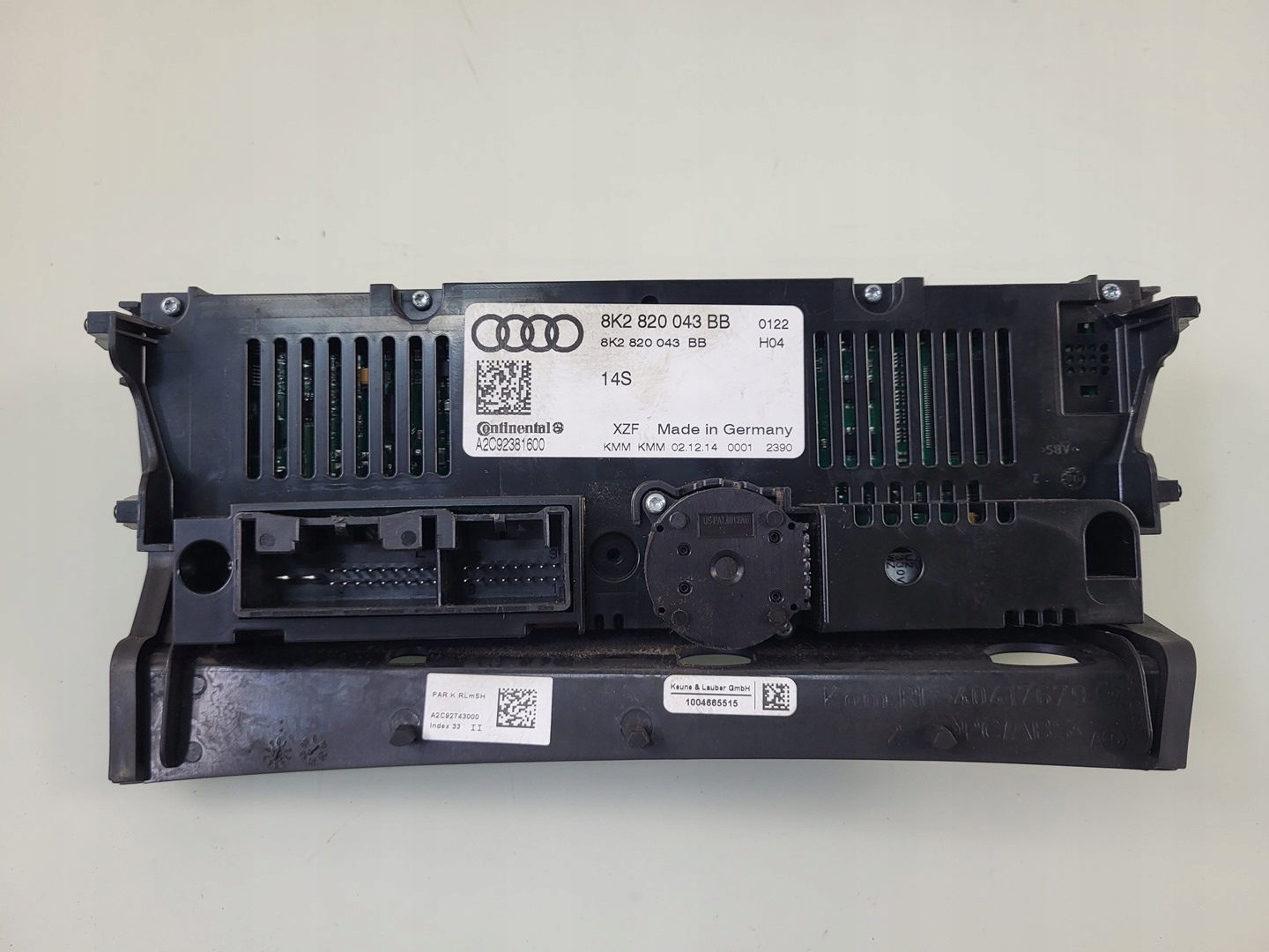 vezérlő panel szellőző klíma AUDI A4 B8 A5 8T Q5 8K2820043BB uk
