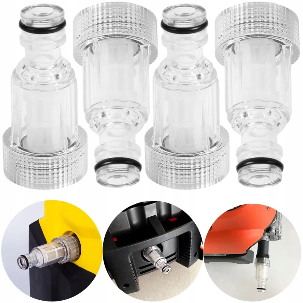4x Filtr do myjek Karcher K7- K2 HD HDS FILTRY WODY 3/4 CALA PARKSIDE STIHL