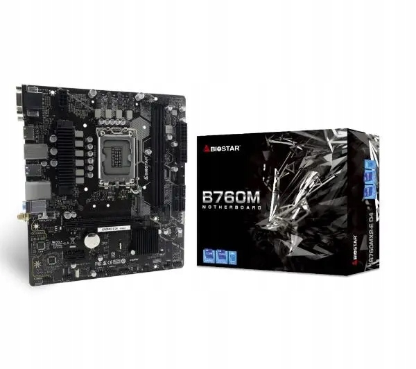 Płyta główna Biostar B760MX2-E D4 micro Atx Intel socket 1700 Czarna