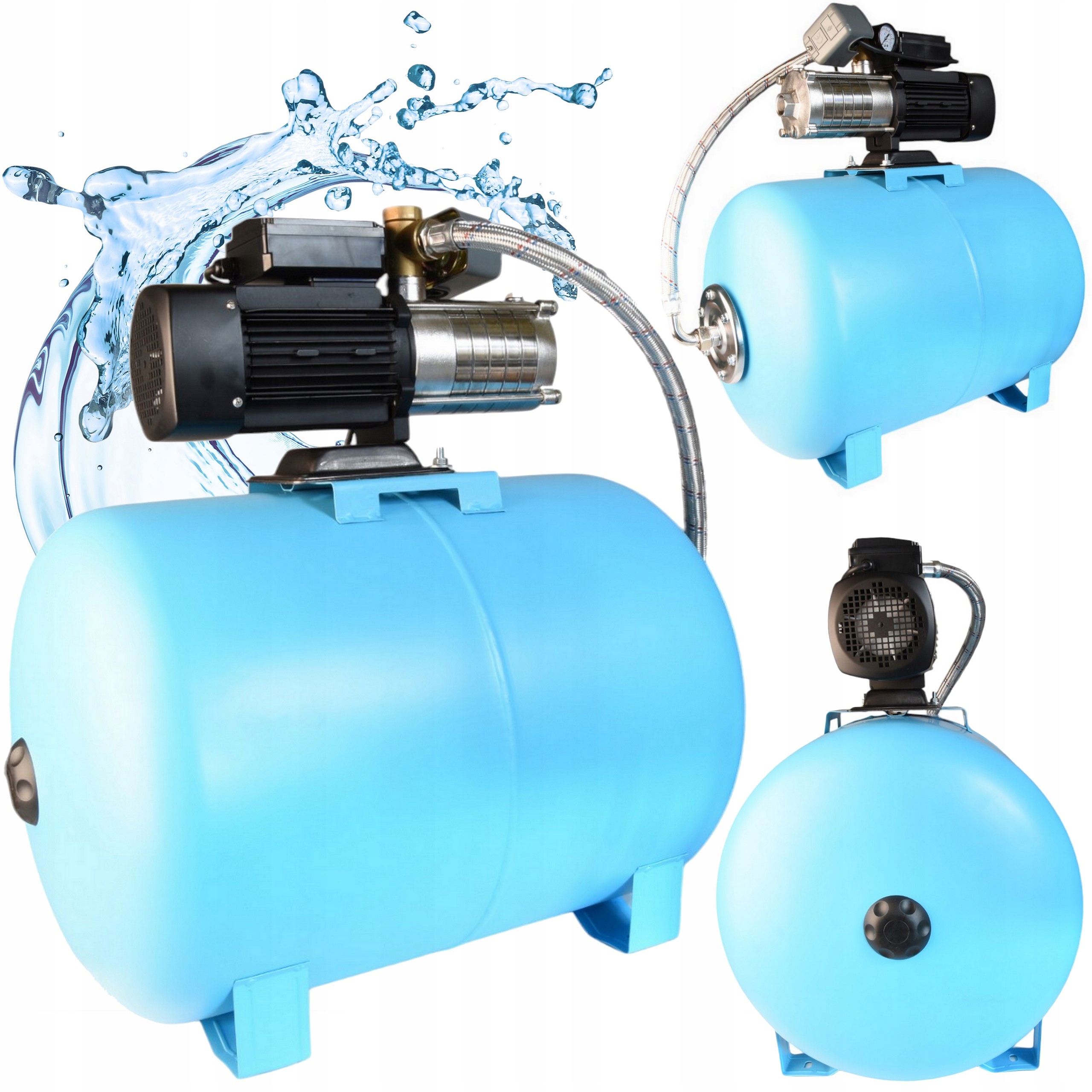 Hydrofor Na Vodu 80L Čerpadlo Alpinox 750W Silné rotory Inox Premium 4200 l/h