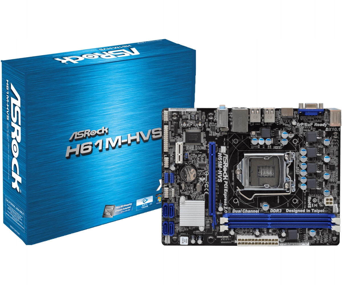 Płyta główna ASRock H61M-HVS Socket 1155 micro Atx