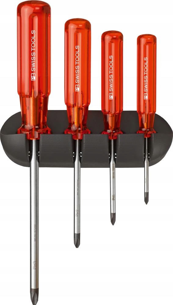 Sada Pb Swiss Tools šroubováků 4-dílná Ph v nástěnném držáku Classic