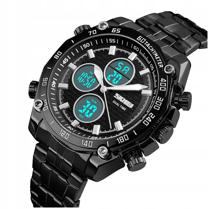 

Zegarek męski - Skmei - elektroniczny bransoleta