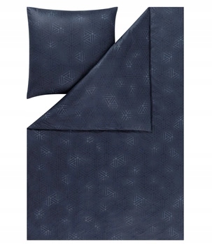 Pościel jersey Estella Pippa 6898-606 indygo 200x220+2*70x80