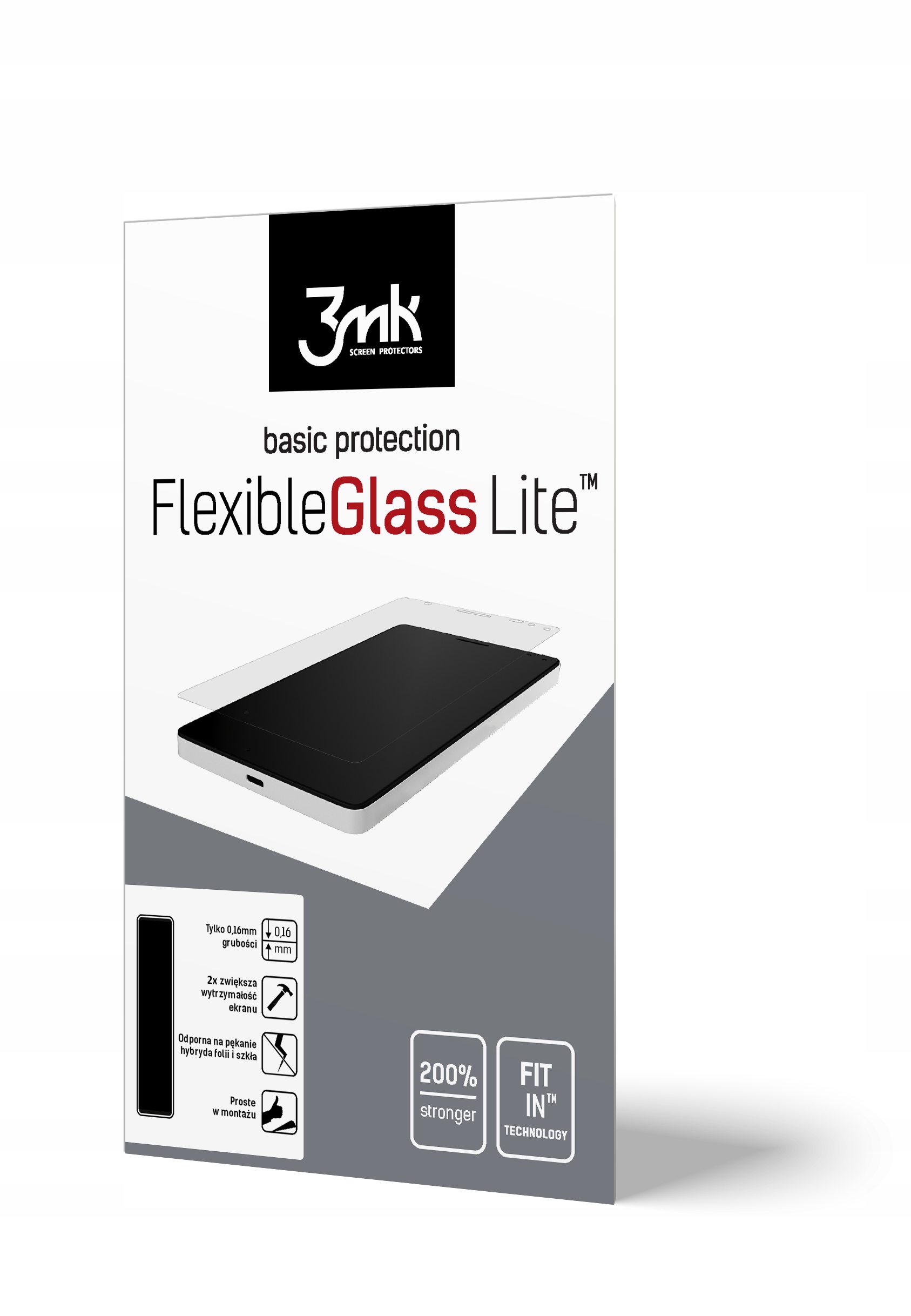 

Do Samsung Galaxy S4 szkło hybrydowe 3mk Fg Lite