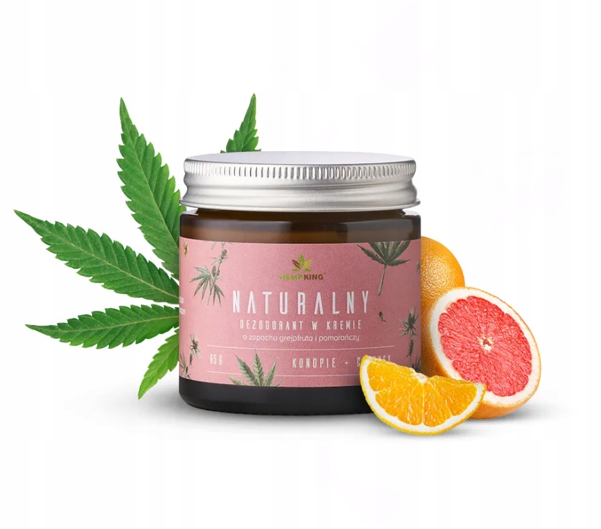 HempKing Deodorant v krému 65 g Citrusy Přírodní Konopný