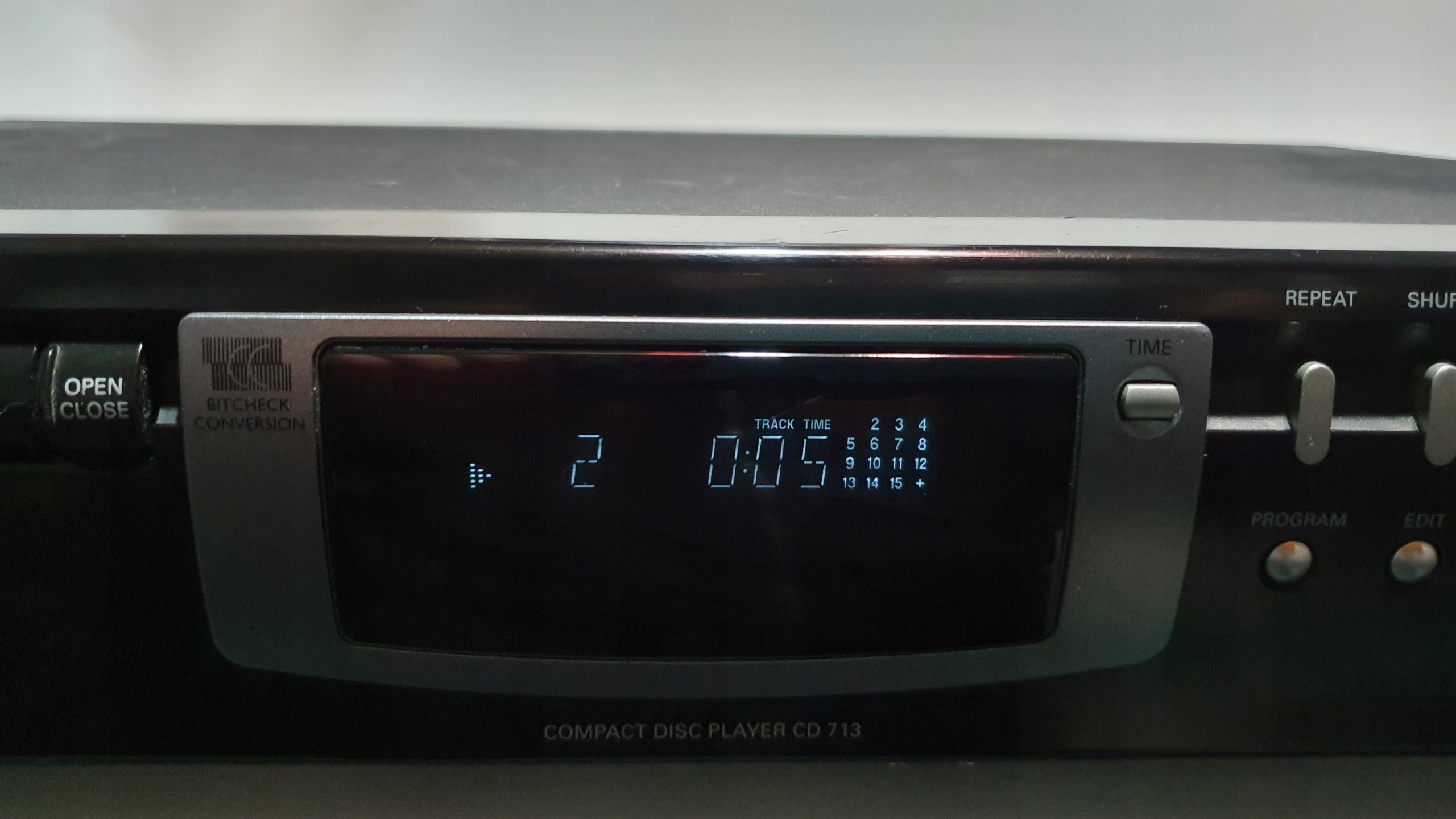 Philips 713 CD player odtwarzacz Maksymalna liczba odtwarzanych płyt 1
