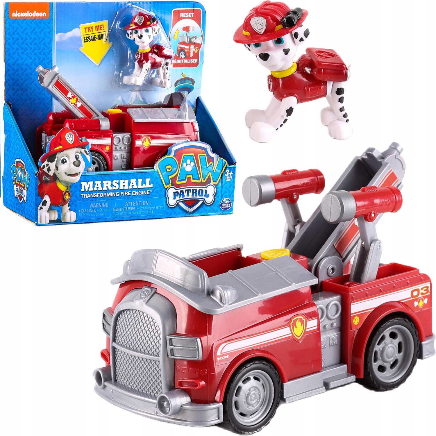 MARSHALL PAW PATROL TRANSFORMUJÚCI POŽIARNY VOZÍK
