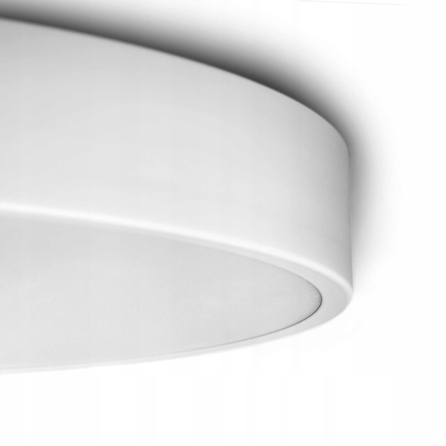 LAMPA SUFITOWA BIAŁY PLAFON LED 40 CM NOWOCZESNA DO SALONU KUCHNI OKRĄGŁY Rodzaj gwintu zintegrowane źródło LED