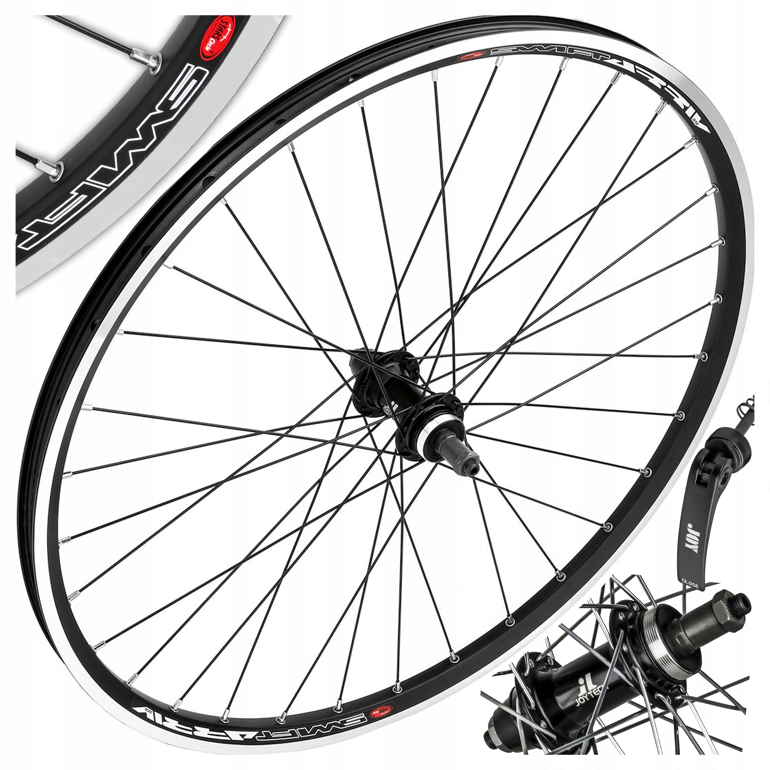 Koło Rowerowe Tył Stars 28'' 622x19 Joytech V-brake Wolnobieg Zacisk Czarne
