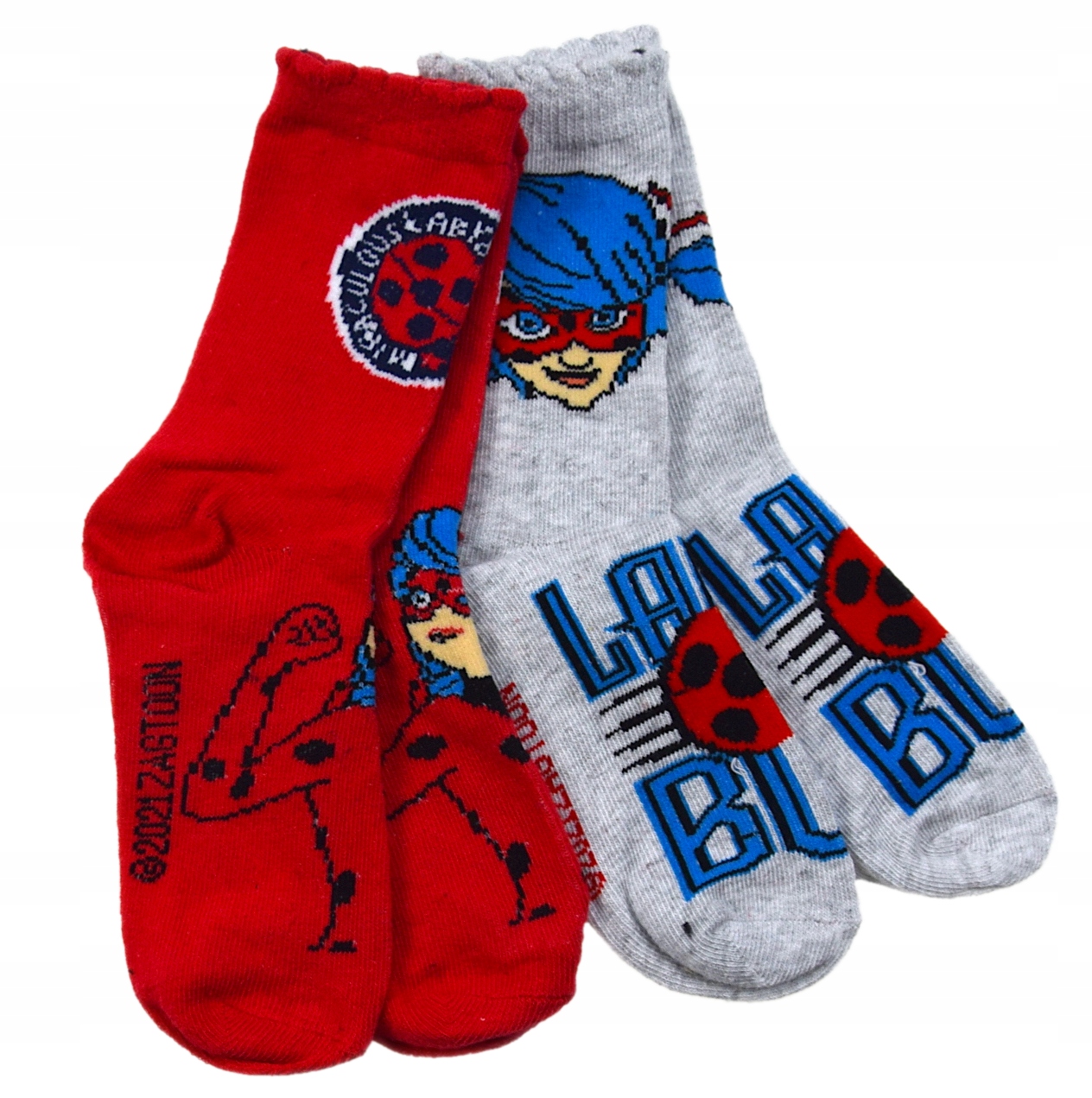 

2-PACK Skarpetki Biedronka I Czarny Kot 23/26