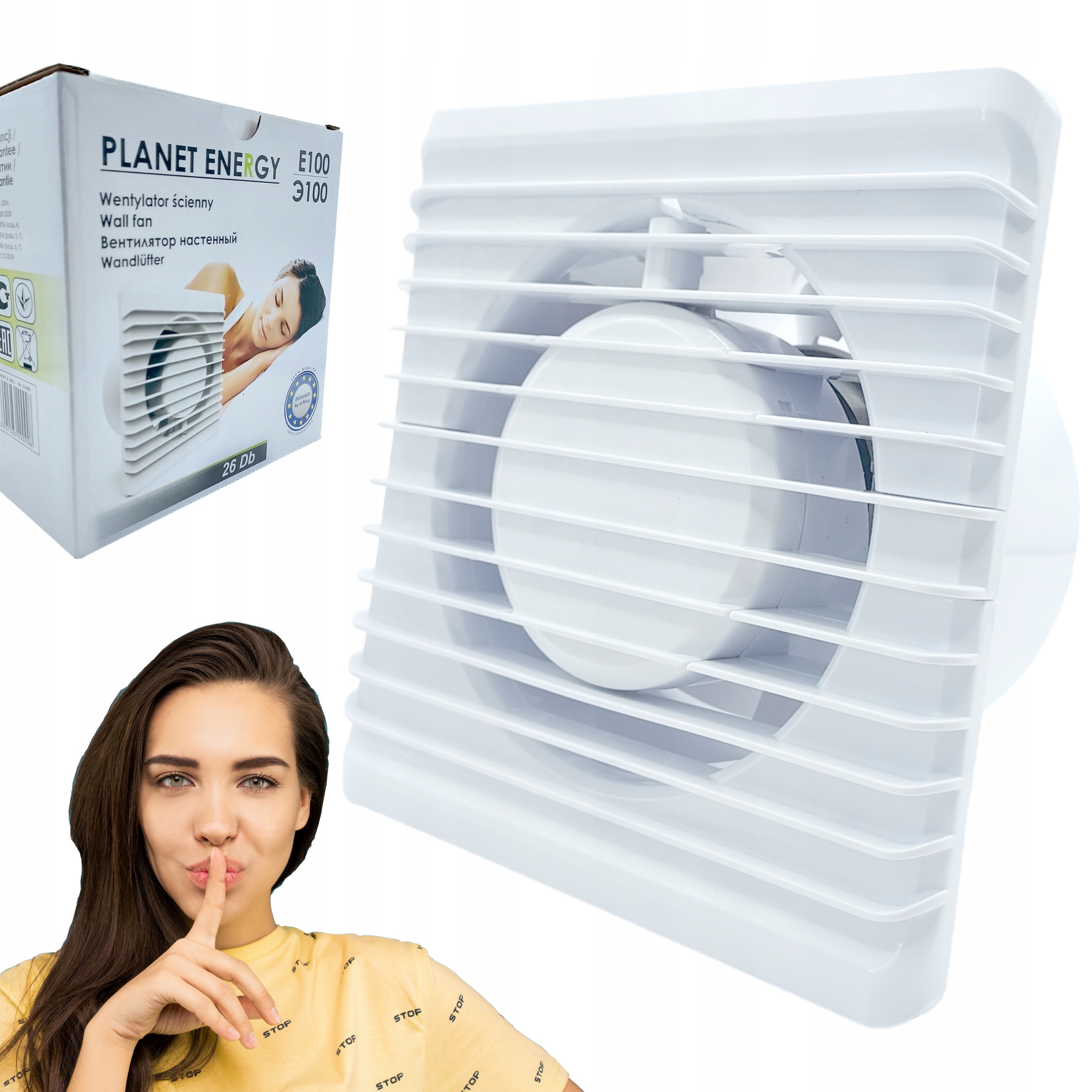 

Wentylator Łazienkowy Domowy Cichy Silent Fi Ø100