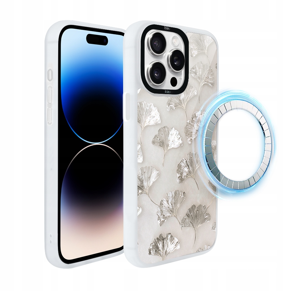 Pouzdro pro iPhone 14 Pro Ibizu DropGuard Matt s MagSafe, Bílý Onysk