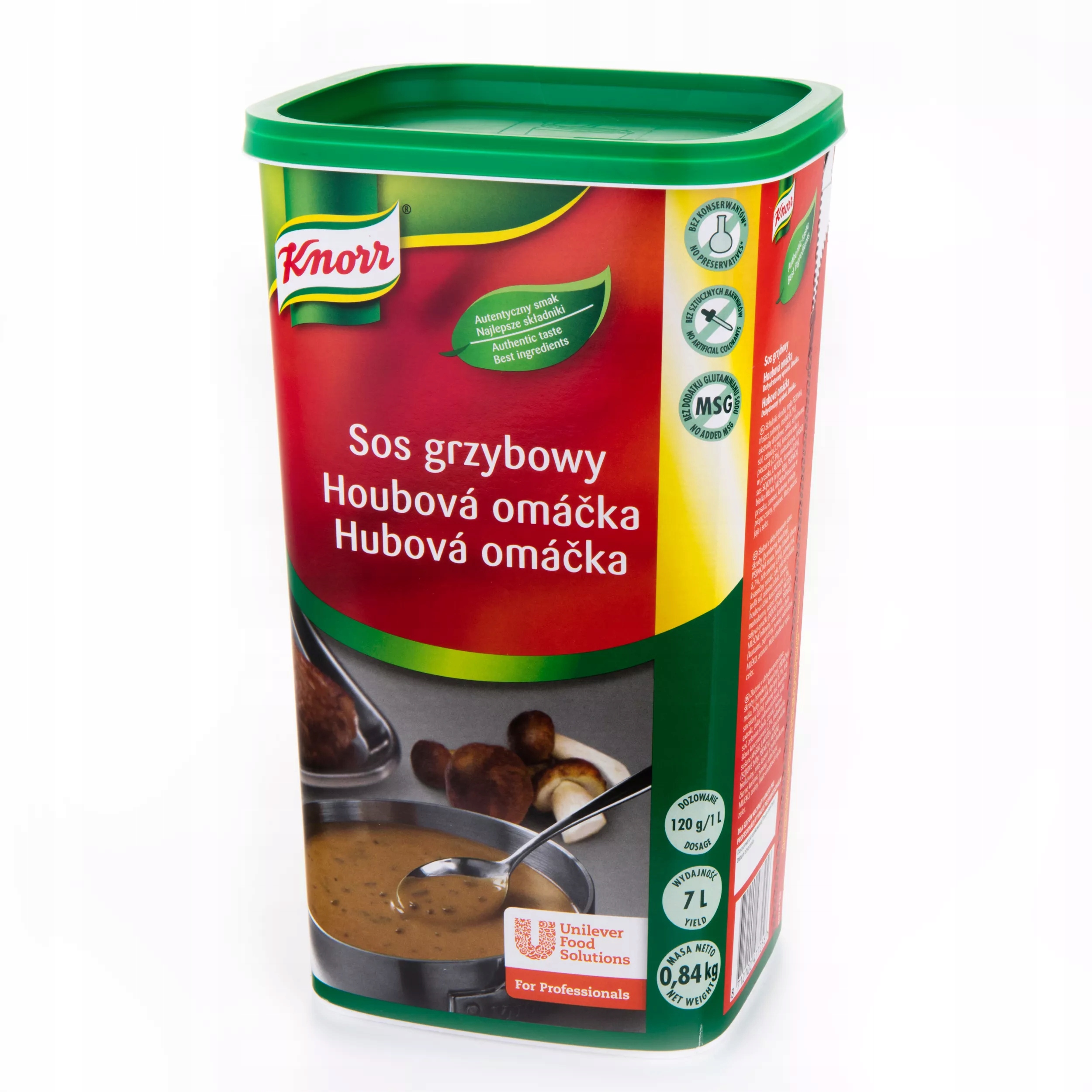 Knorr Sos Grzybowy Do Mięs Makaronów Kremowy Smak 840G