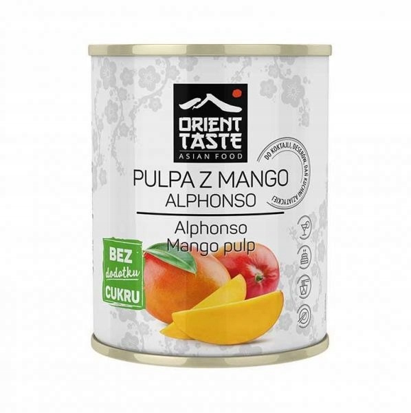 Pulpa z mango Alphonso Orient Taste 850 ml x 3 szt EAN (GTIN) 5902166713860