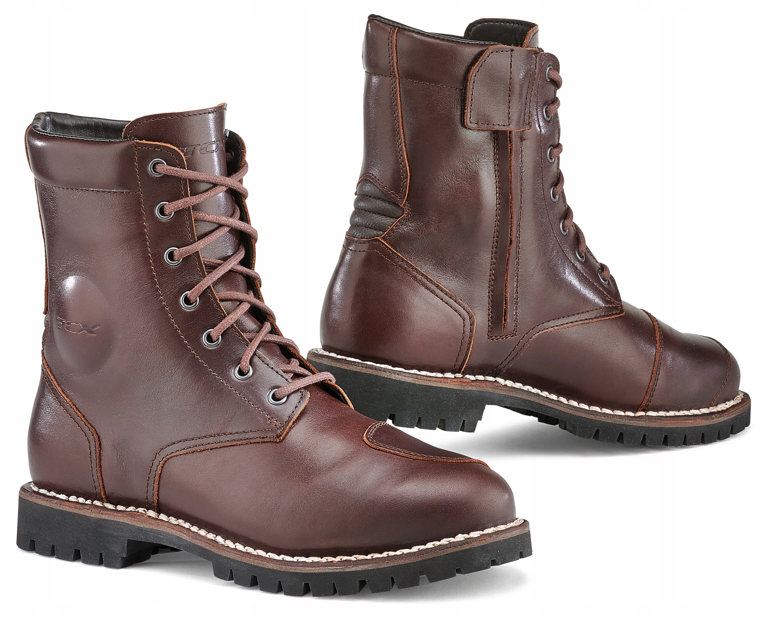 Tcx Hero Wp Vintage moto topánky Brown veľ. 46 Od Ruky