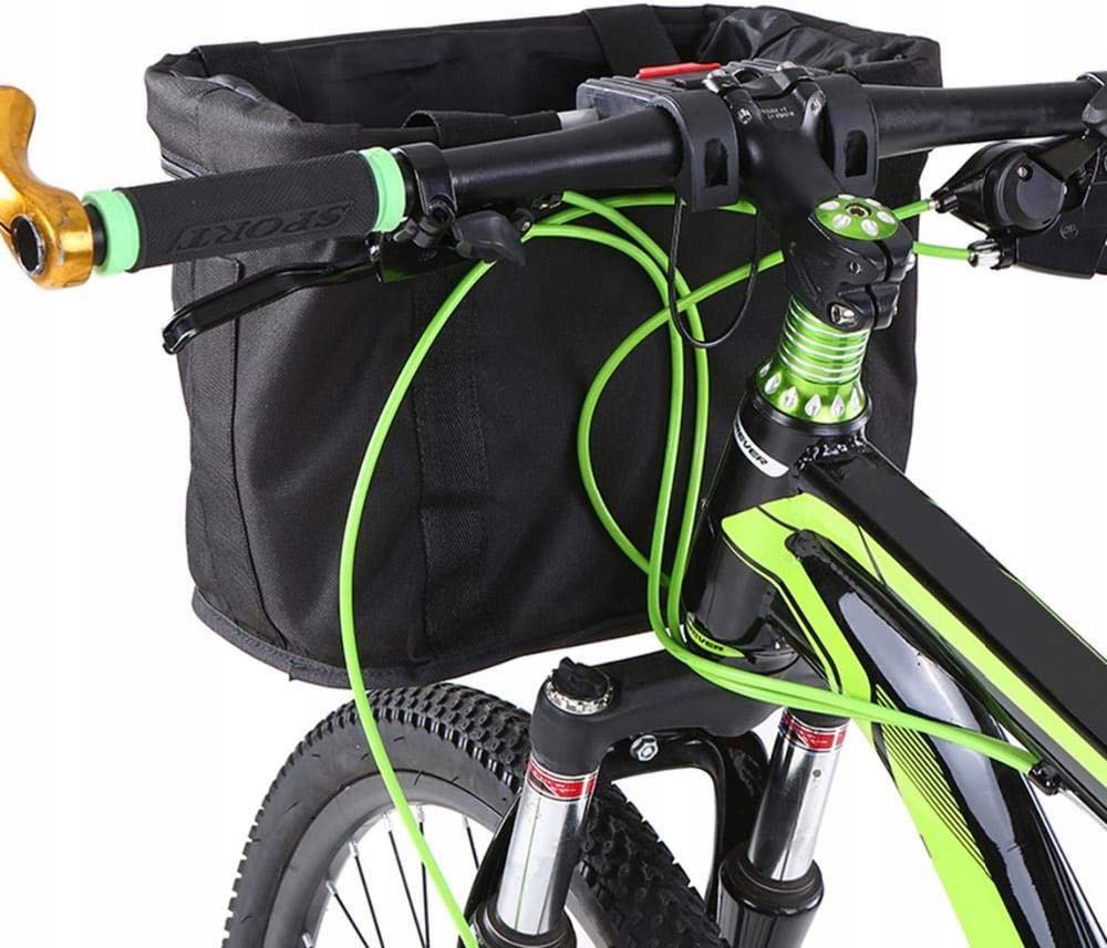 KOSZYK NA KIEROWNICĘ DO ROWERU + TORBA 10L Rodzaj przedni