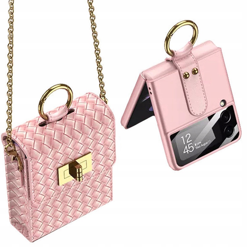 Dámské Pouzdro kabelka pro Galaxy Z Flip 4 5G, pouzdro, Kryt, Obal