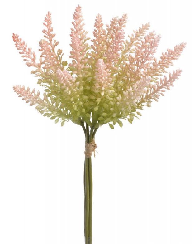 

Wrzosiec sztuczny bukiet gałązka x5 Różowy 31 cm