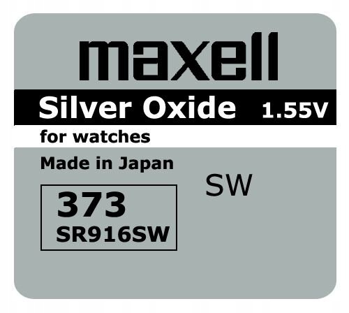 

Bateria Srebrowa Maxell 373 Sr 916 Sw SR68 1SZT