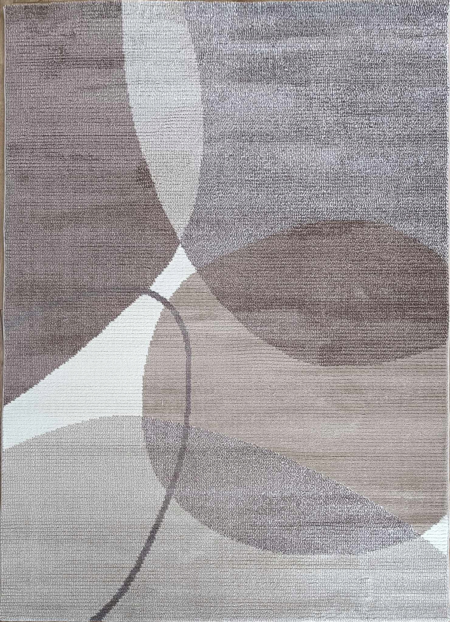 Exkluzívny krémovo hnedý koberec Boho s jemnými mäkkými štetinami 120 x 160