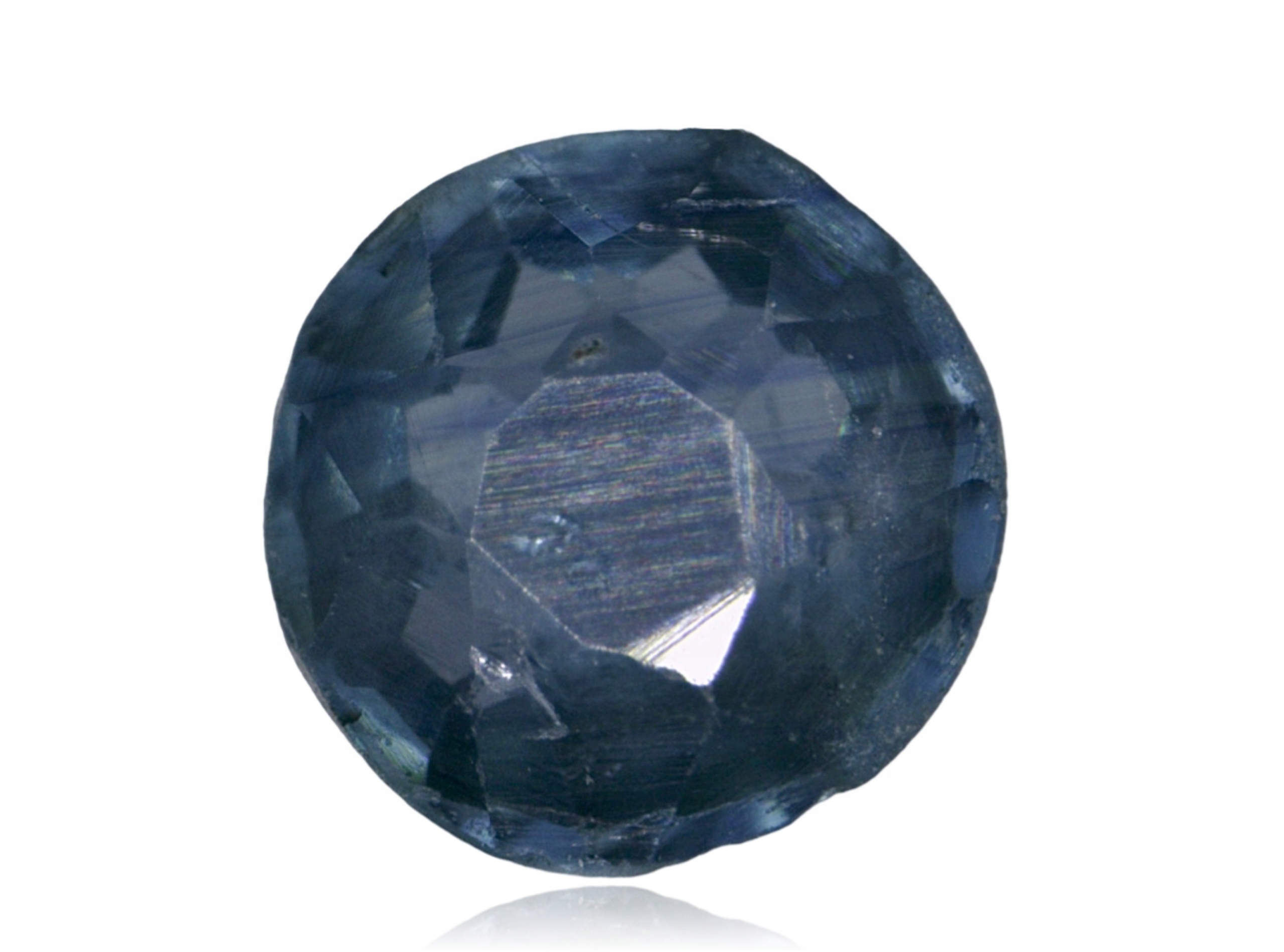 Safír 0.13ct Modrý Kulatý eCertifikát Wbd