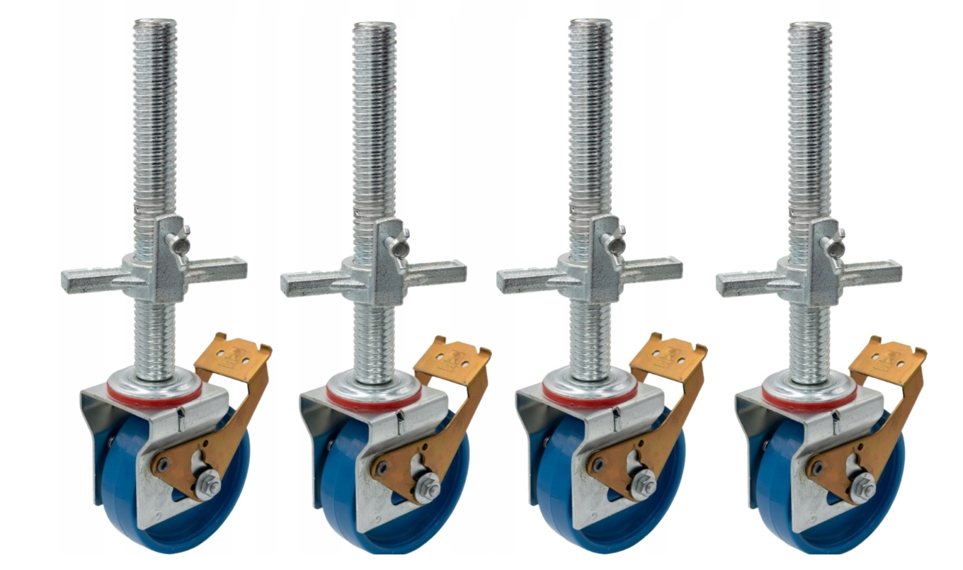 Krause 914323 Rolki Jezdne Do Rusztowań 4szt 150mm