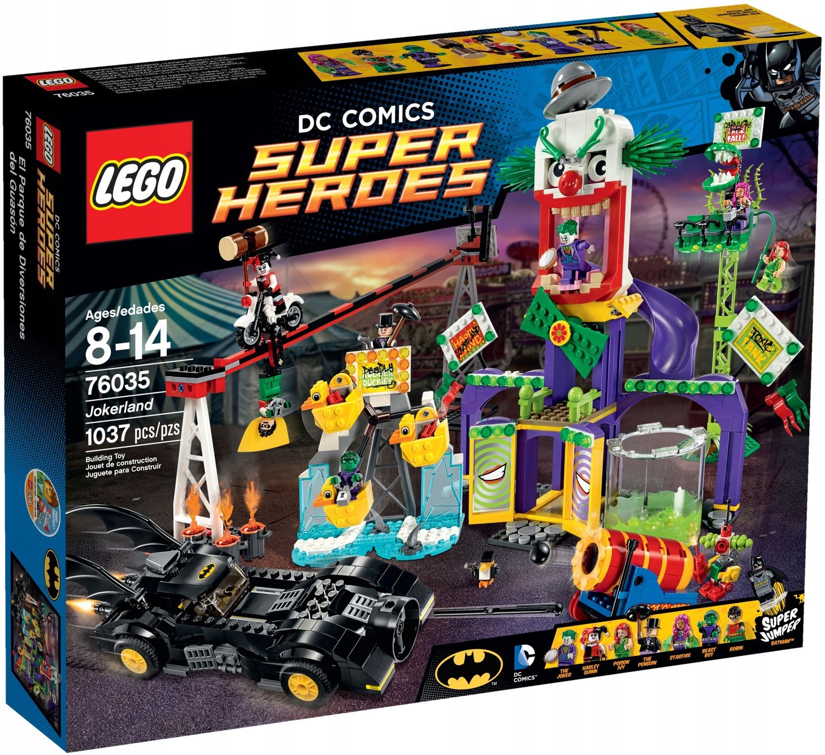 Klocki Lego Heroes Batman Jokerland 76035