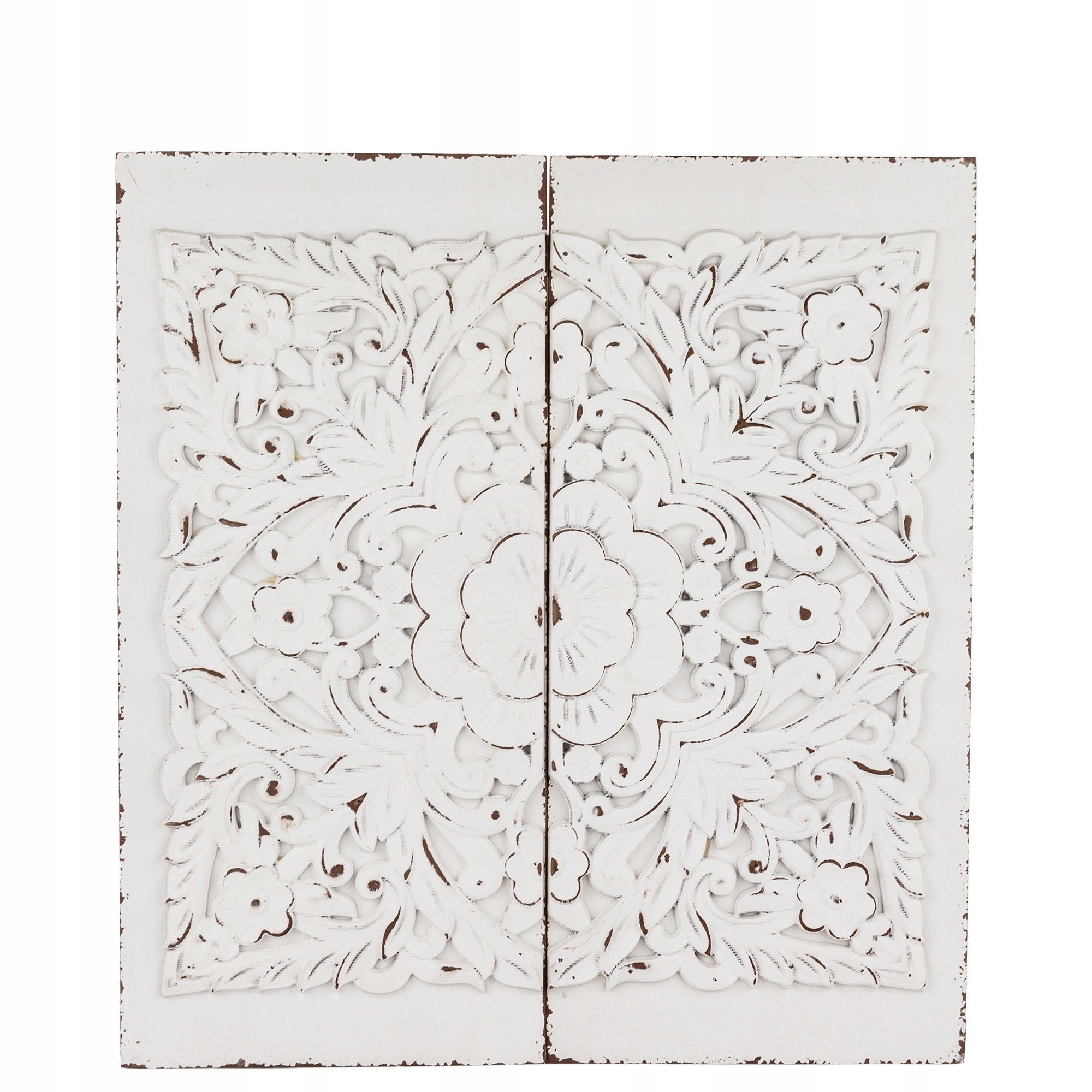 Biela starnúca veľká nástenná dekorácia panel obraz ozdoba retro provence