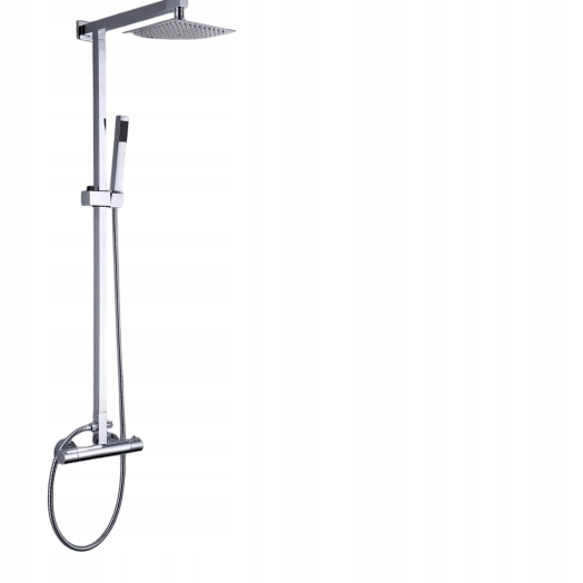 Zestaw prysznicowy 8821C Basic termostat deszczownica 30x30 cm