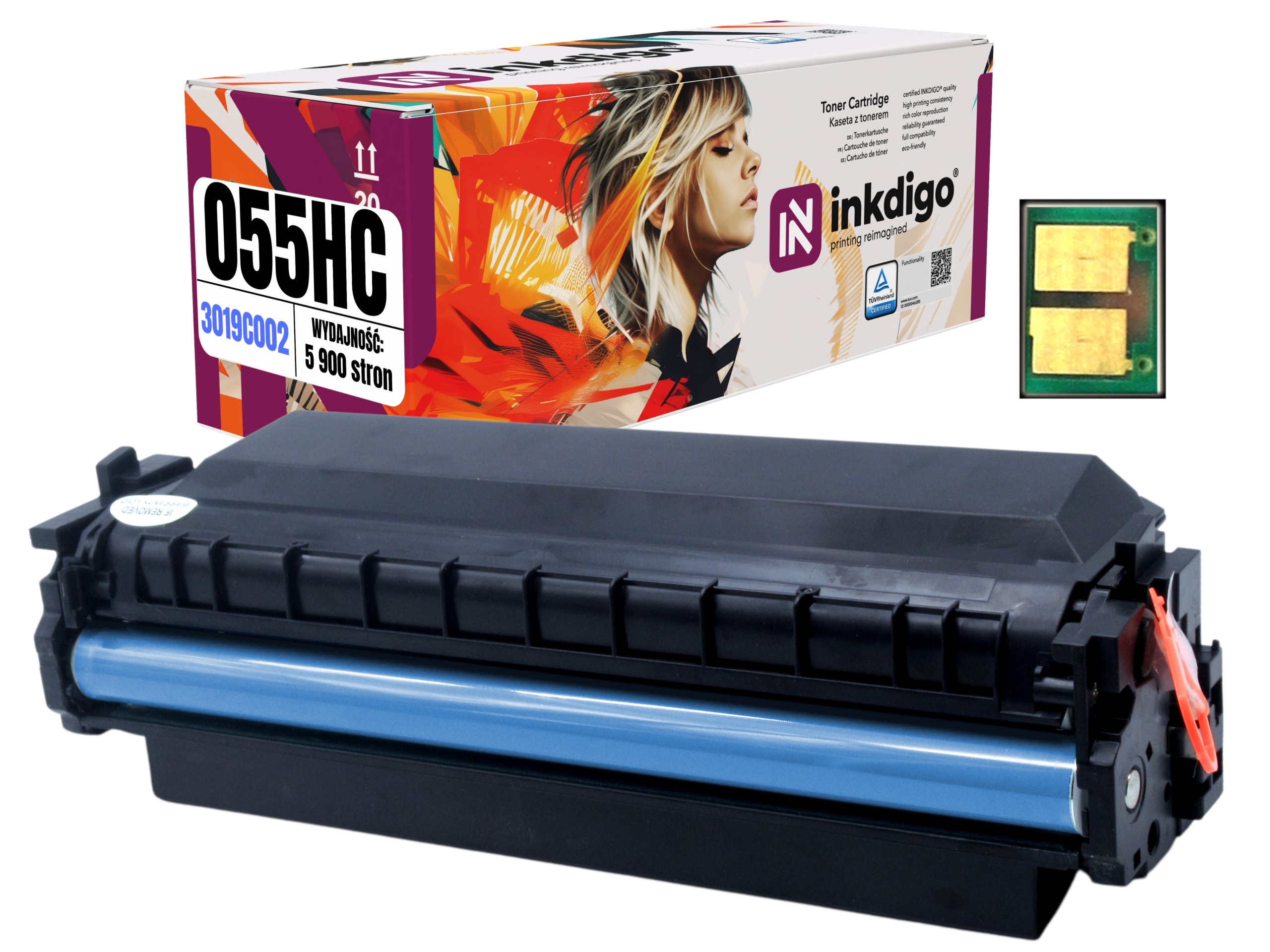 Náhradní 055H pro Canon i-SENSYS MF746Cx Čip